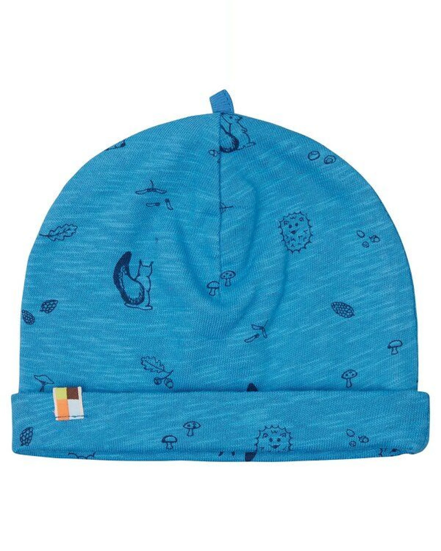 loud + proud Babys & Kinder Beanie aus Slub Jersey mit Druck, GOTS-zertifiziert – Ansicht 2