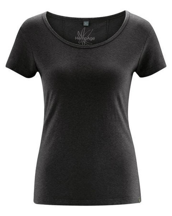 HempAge Damen T-Shirt THC Line Hanf/Biobaumwolle