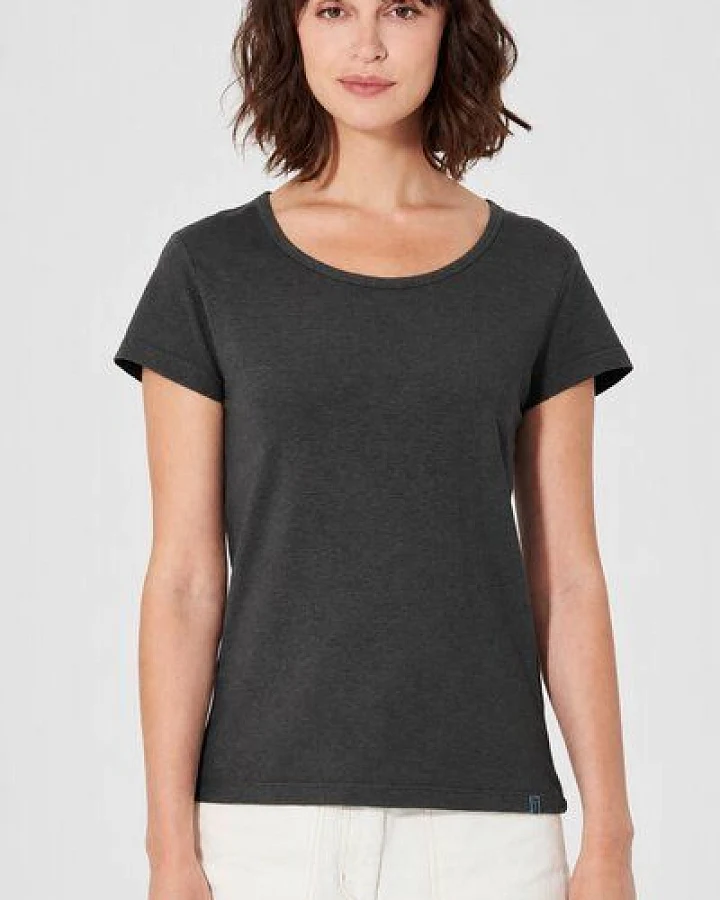 HempAge Damen T-Shirt THC Line Hanf/Biobaumwolle