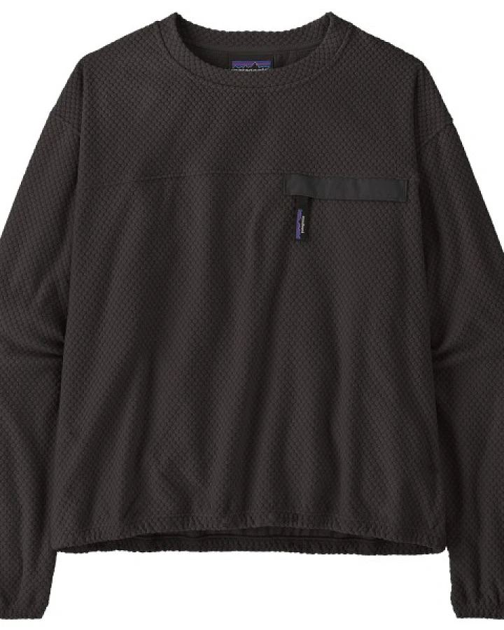 Patagonia - Women's Textured Fleece Crewneck - Fleecepullover Gr XS schwarz