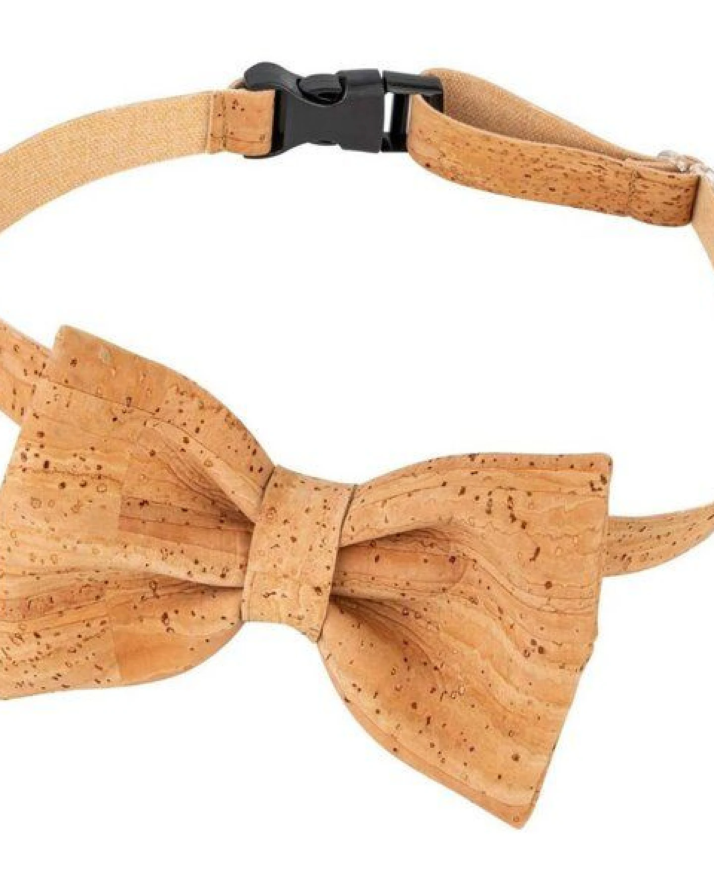Kork-Deko Elegante Korkfliege für Herren - in schwarz, beige, braun - Vegan, nachhaltig und stilvoll – Ansicht 2