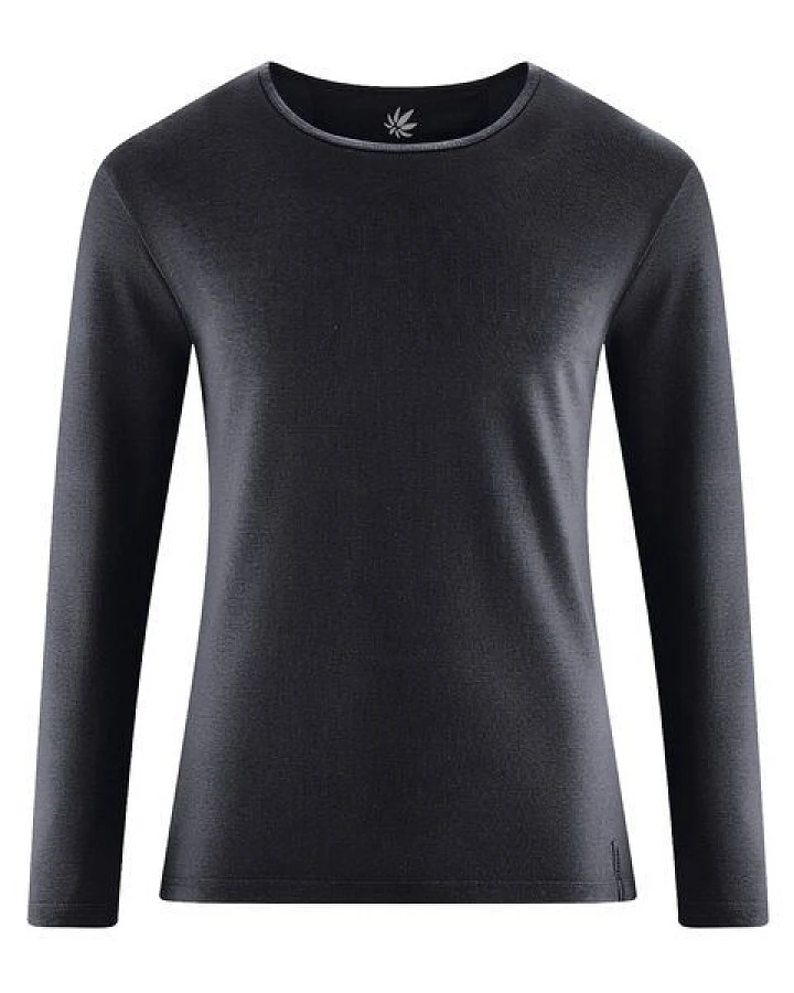 HempAge Herren Langarmshirt THC Line Hanf/Biobaumwolle