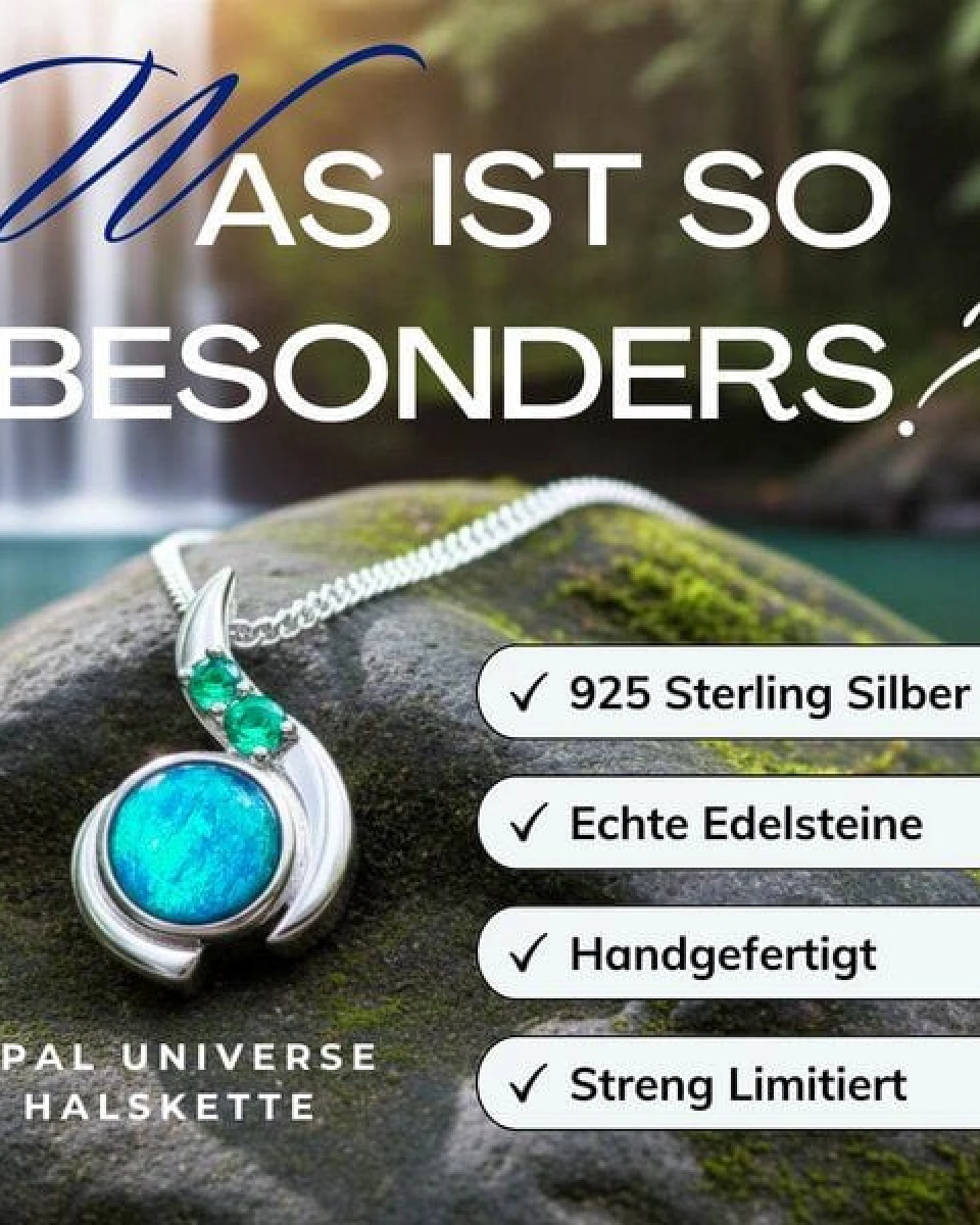 Spirit of Island Silber Halskette – Ansicht 3