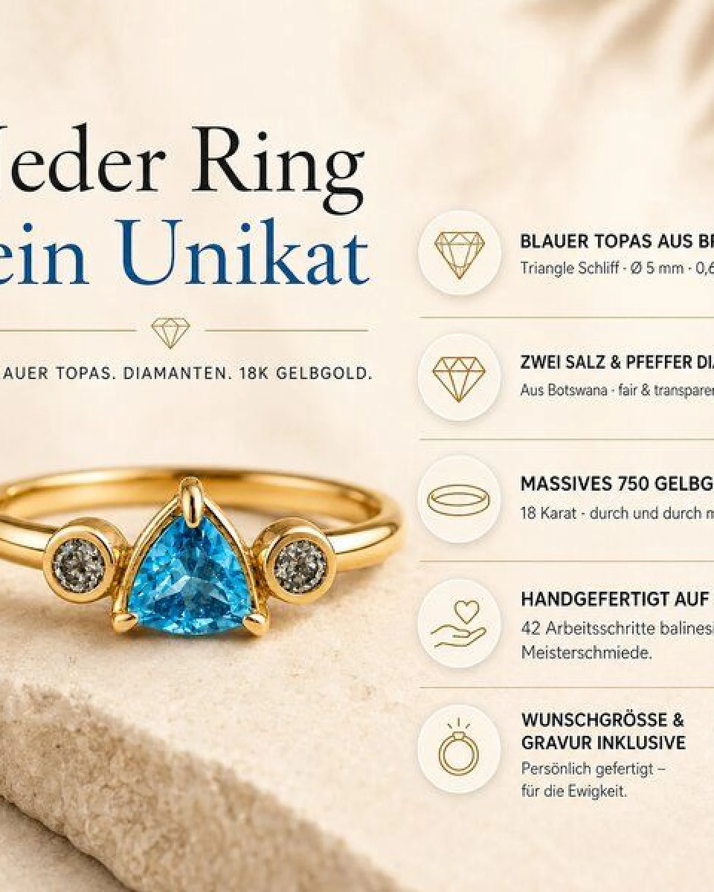 Spirit of Island Gold Ring – Ansicht 2