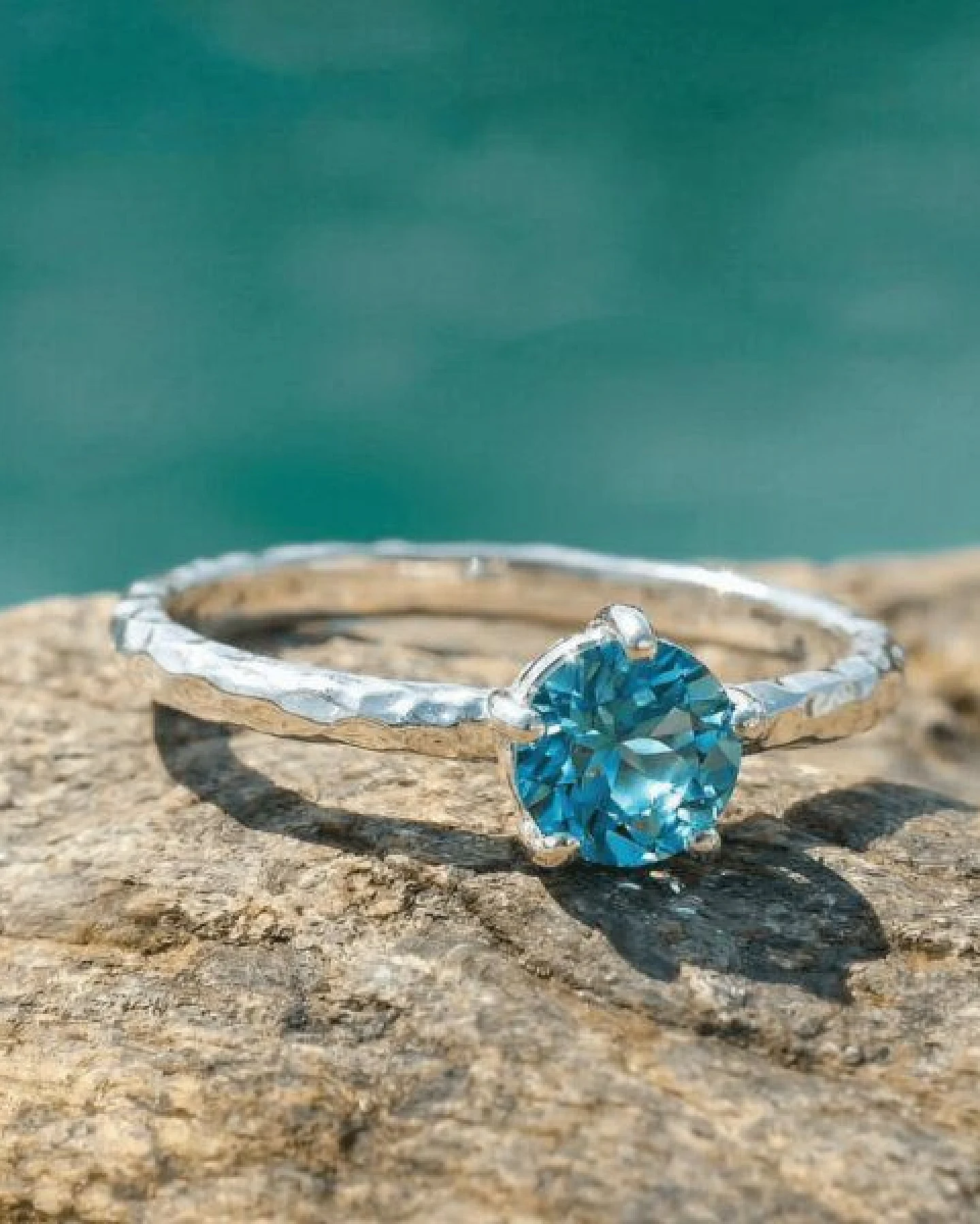 Spirit of Island Silber Solitär Ring – Ansicht 2
