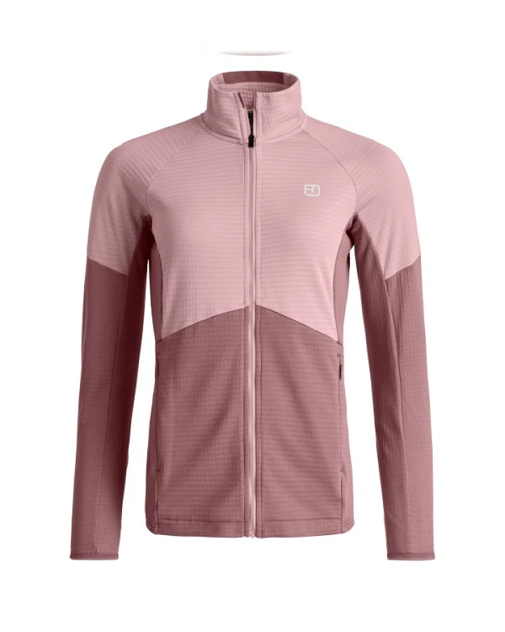 Ortovox - Women's Fleece Light Grid Jacket - Fleecepullover Gr XS rosa