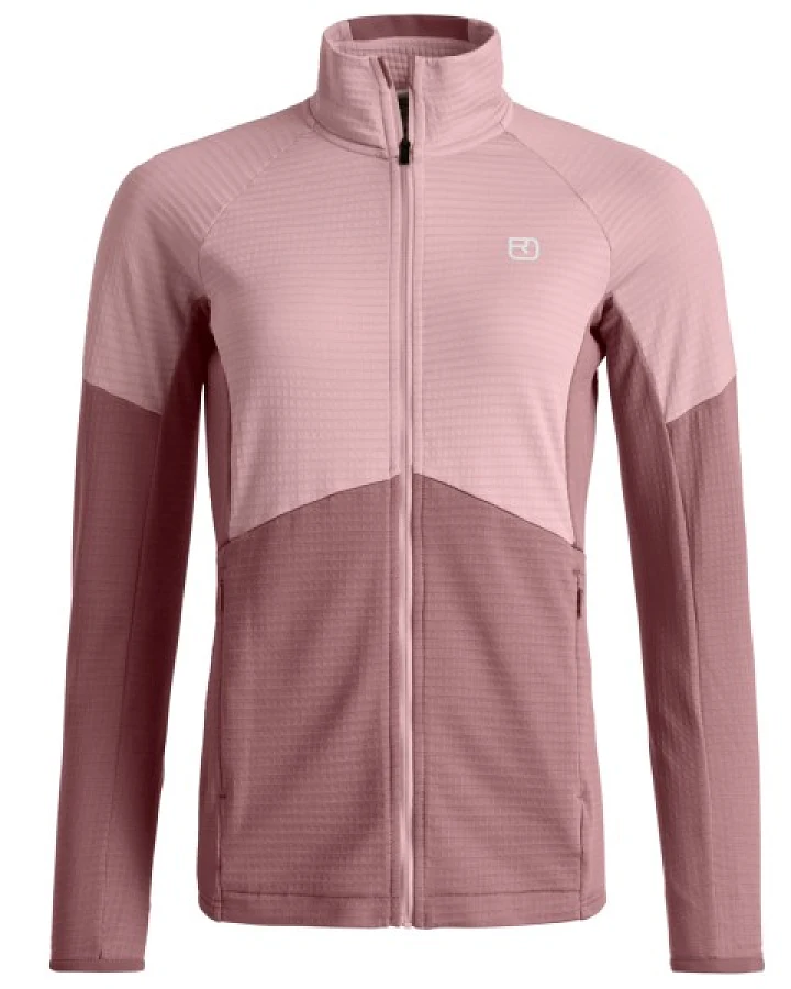 Ortovox - Women's Fleece Light Grid Jacket - Fleecepullover Gr XS rosa