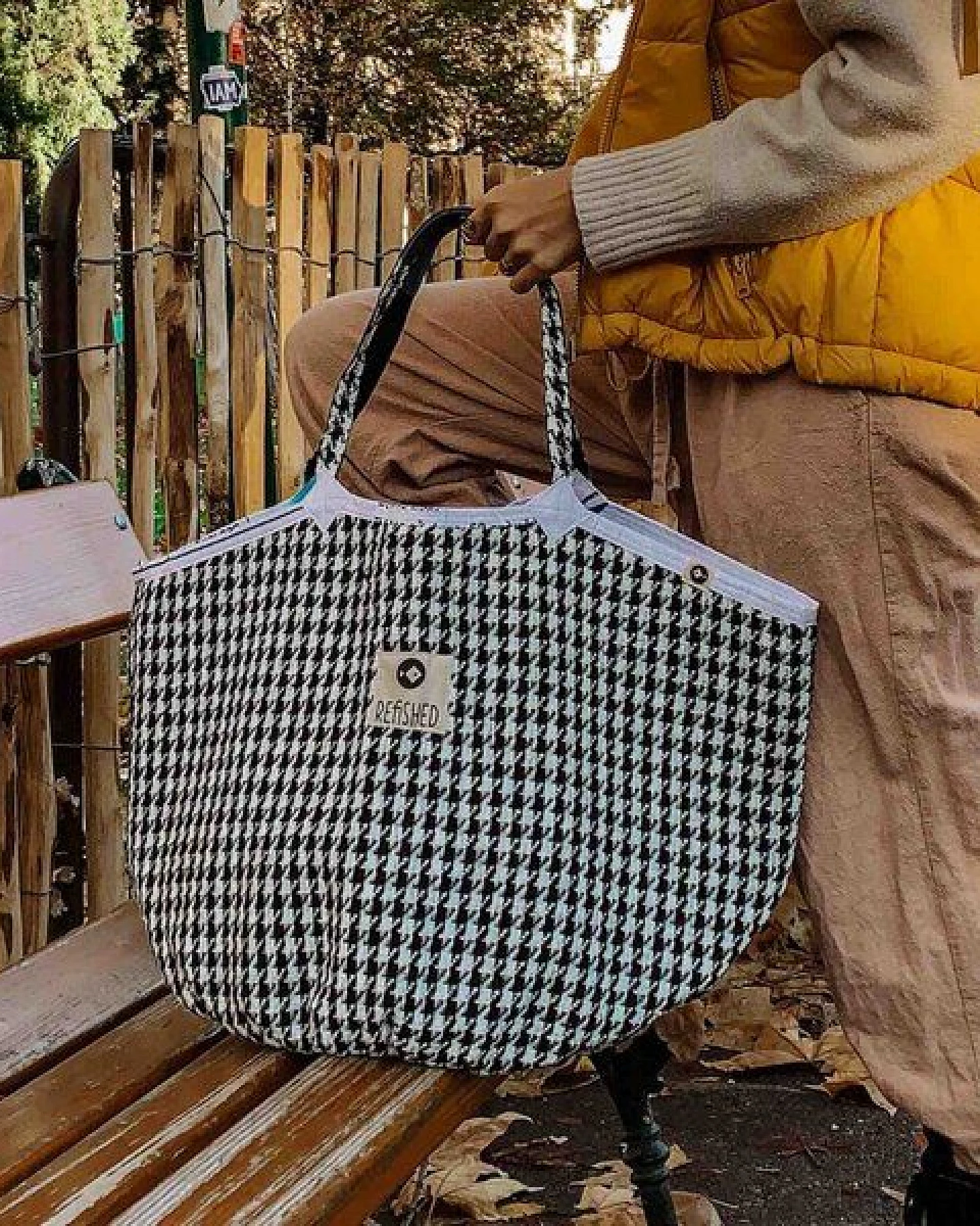 REFISHED fair fashion Tasche 'SOULMATE TWEED' Limitierte Edition! – Ansicht 3