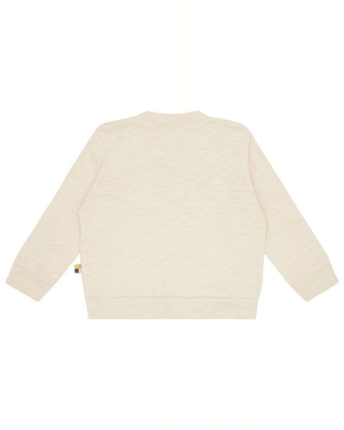 loud + proud Babys & Kinder Collegejacke Slub Jersey, GOTS zertifiziert – Ansicht 2