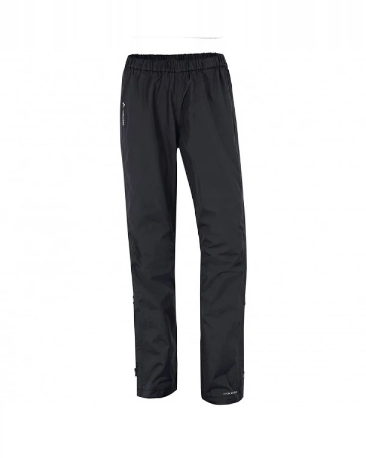 Vaude - Women's Fluid Full-Zip Pants - Regenhose Gr 34 schwarz