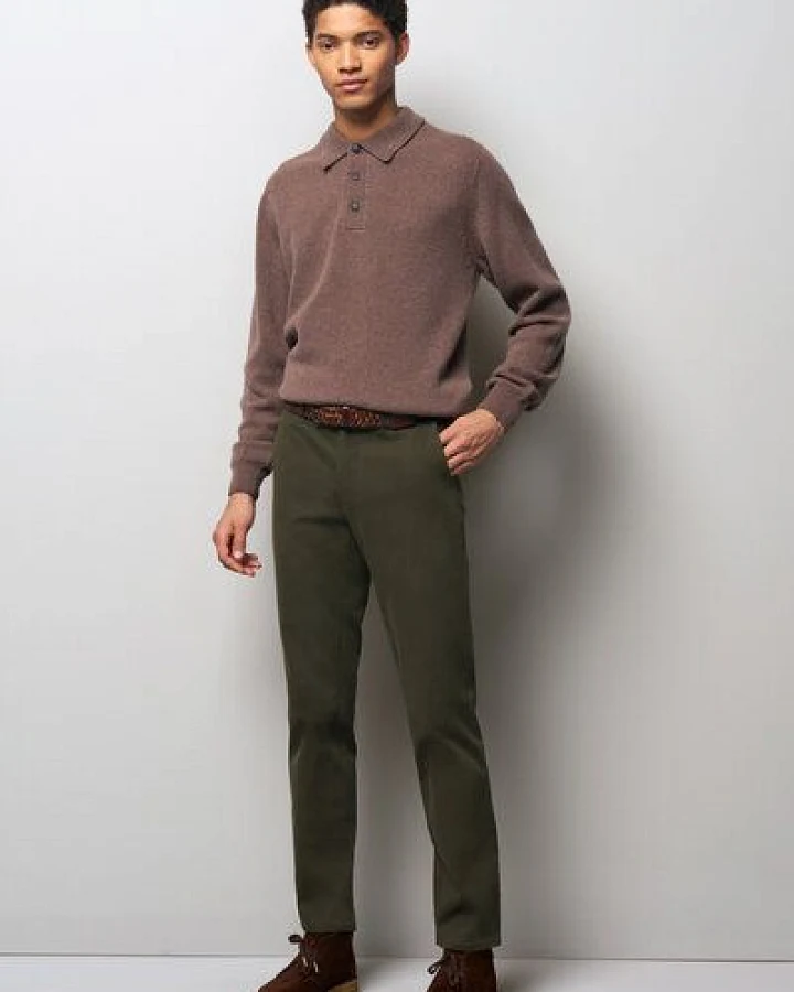 M 5 BY MEYER MIKROSTRUKTUR SUPER-STRETCH CHINO