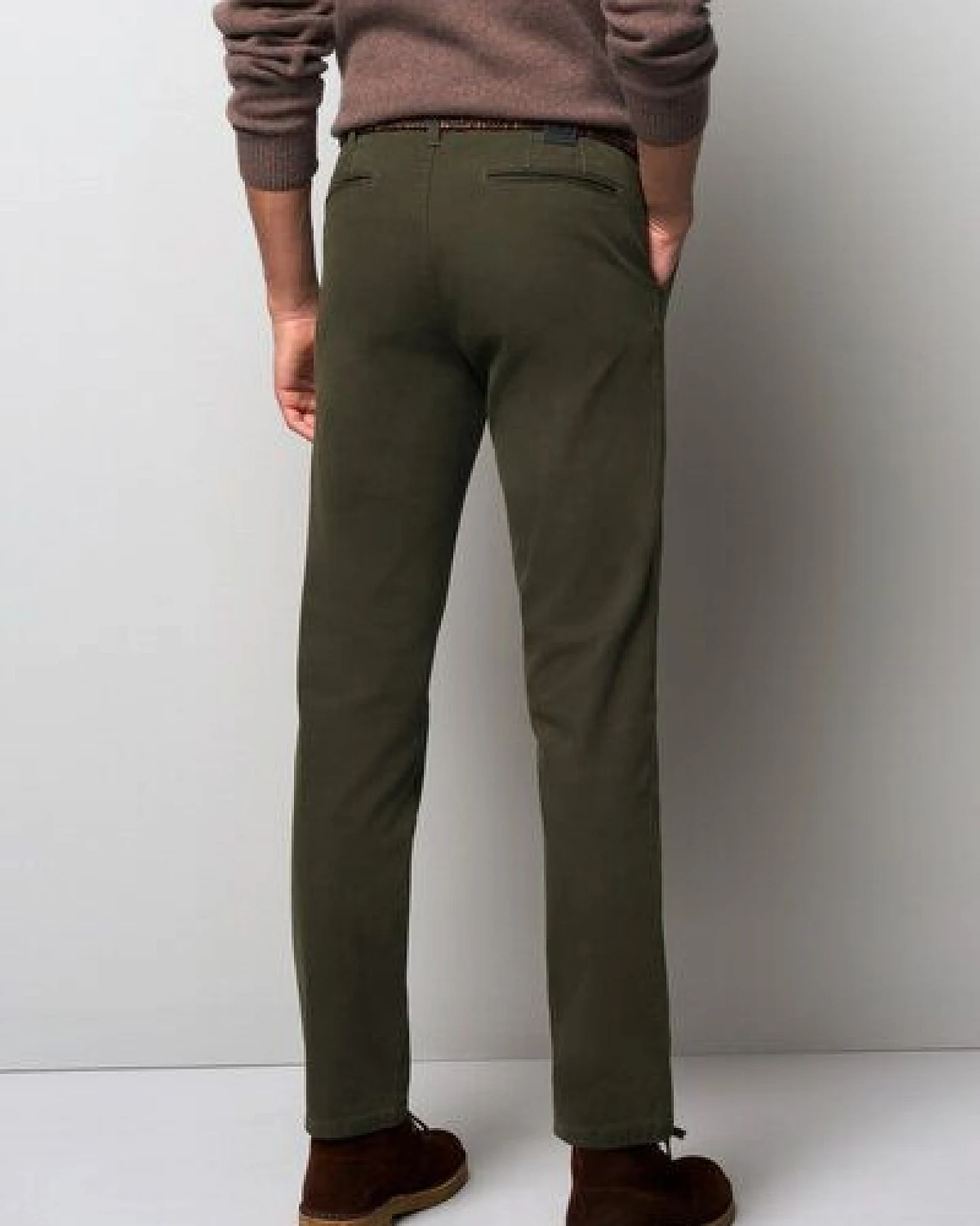 M 5 BY MEYER MIKROSTRUKTUR SUPER-STRETCH CHINO – Ansicht 3