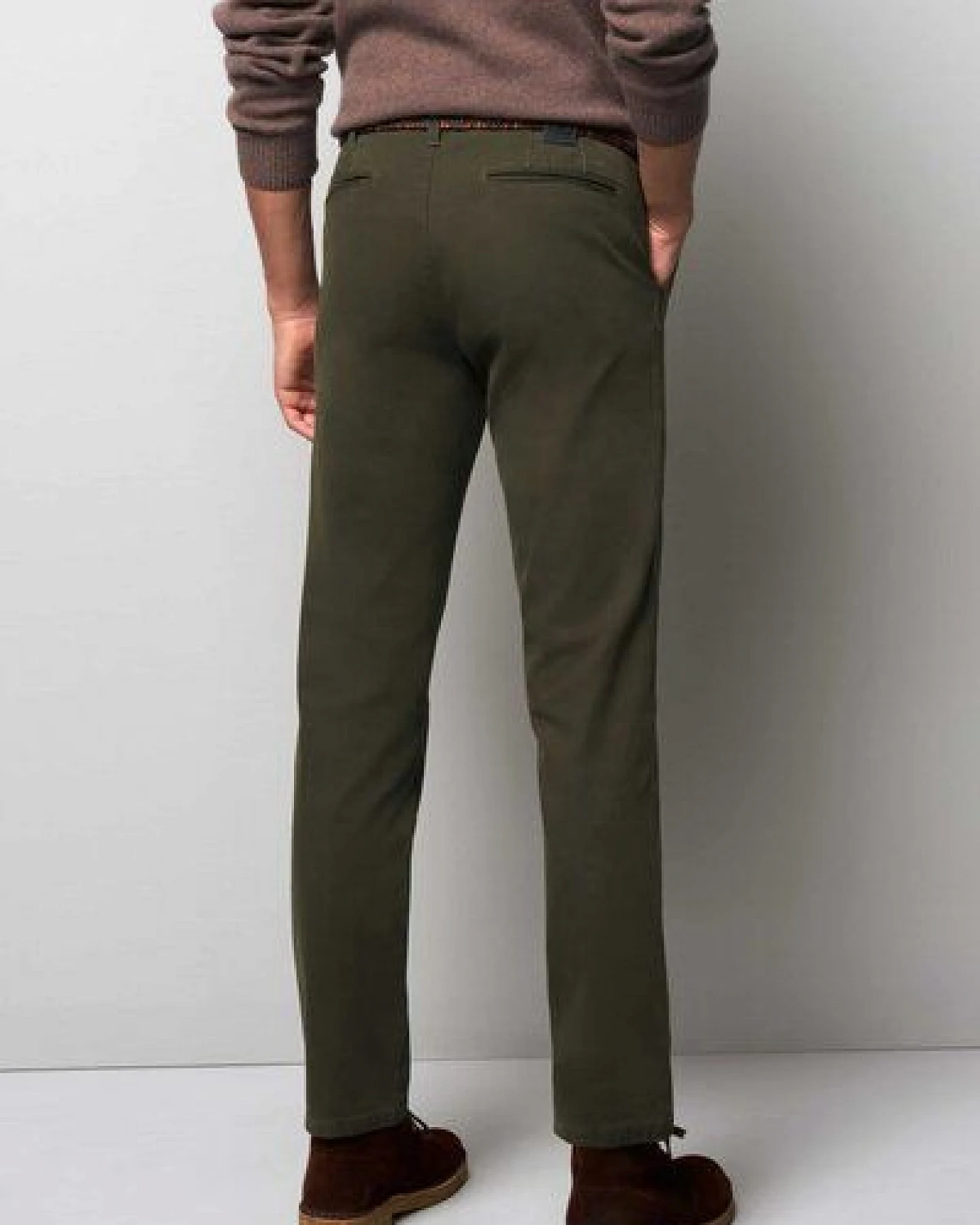 M 5 BY MEYER MIKROSTRUKTUR SUPER-STRETCH CHINO – Ansicht 3