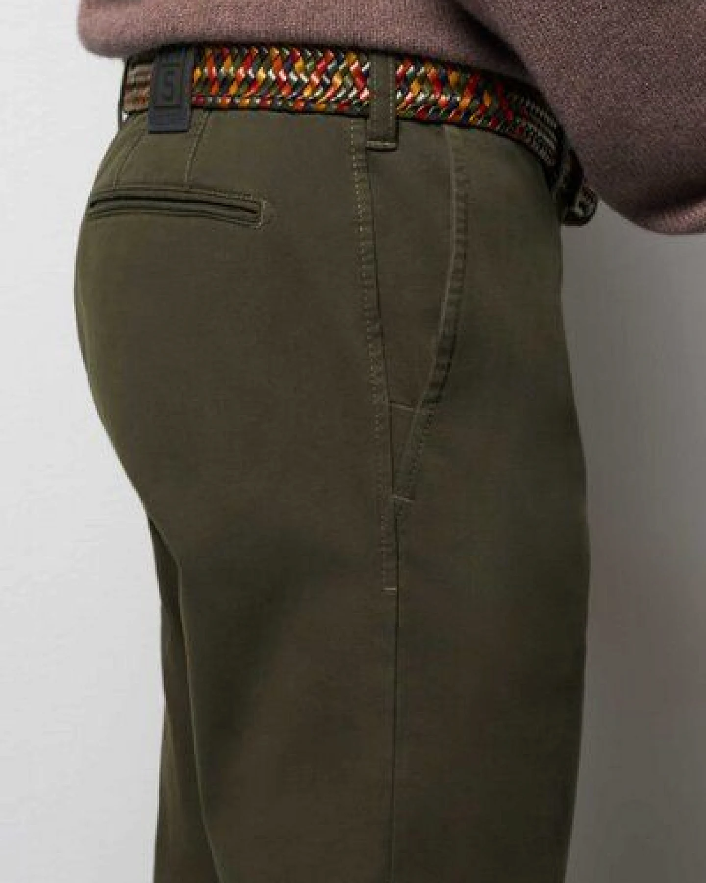 M 5 BY MEYER MIKROSTRUKTUR SUPER-STRETCH CHINO – Ansicht 4