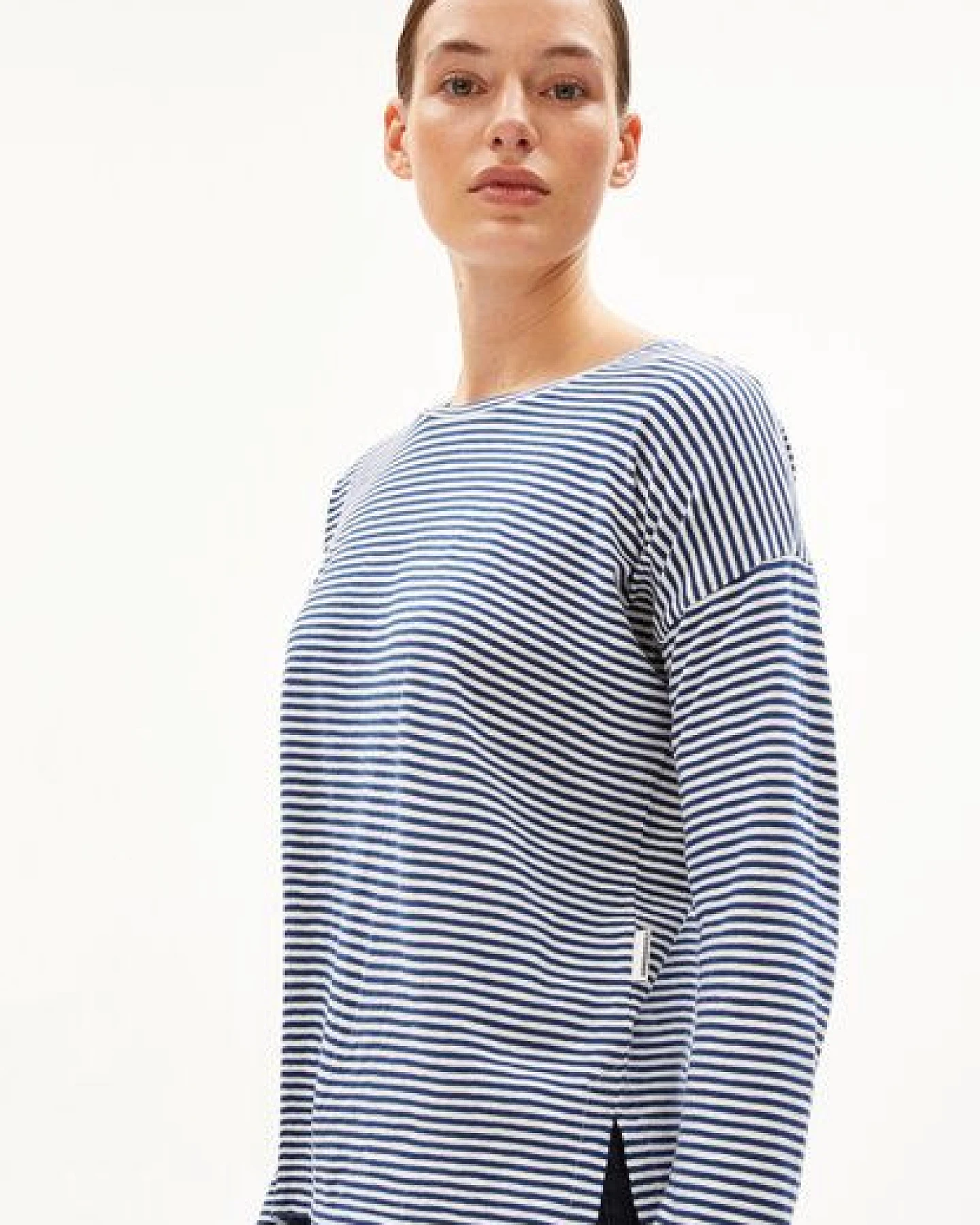 ARMEDANGELS XIANAA STRIPES Damen Longsleeve aus Bio-Baumwolle – Ansicht 2