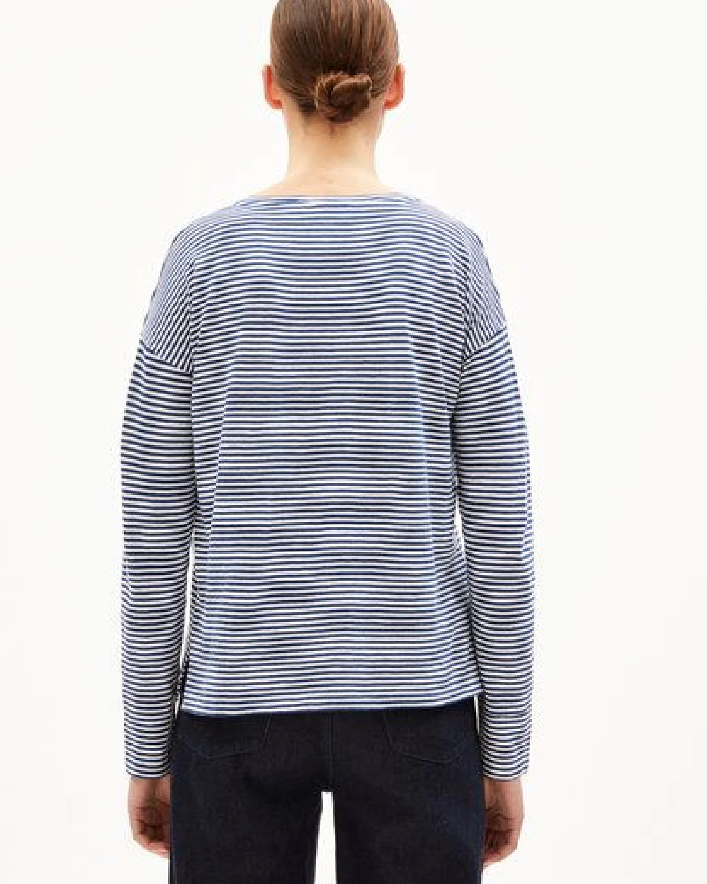 ARMEDANGELS XIANAA STRIPES Damen Longsleeve aus Bio-Baumwolle – Ansicht 3