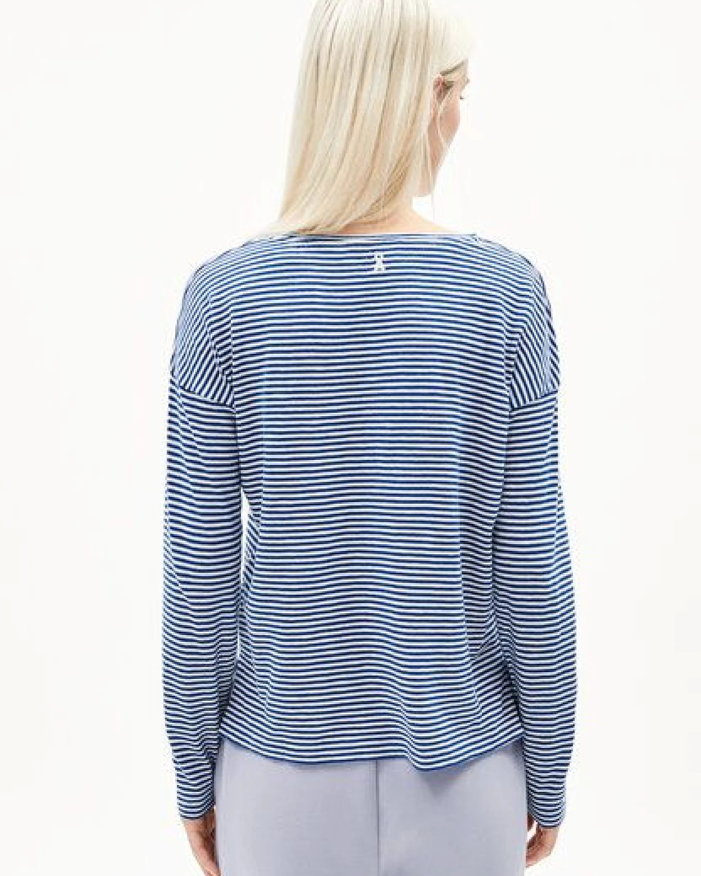 ARMEDANGELS XIANAA STRIPES Damen Longsleeve aus Bio-Baumwolle – Ansicht 2