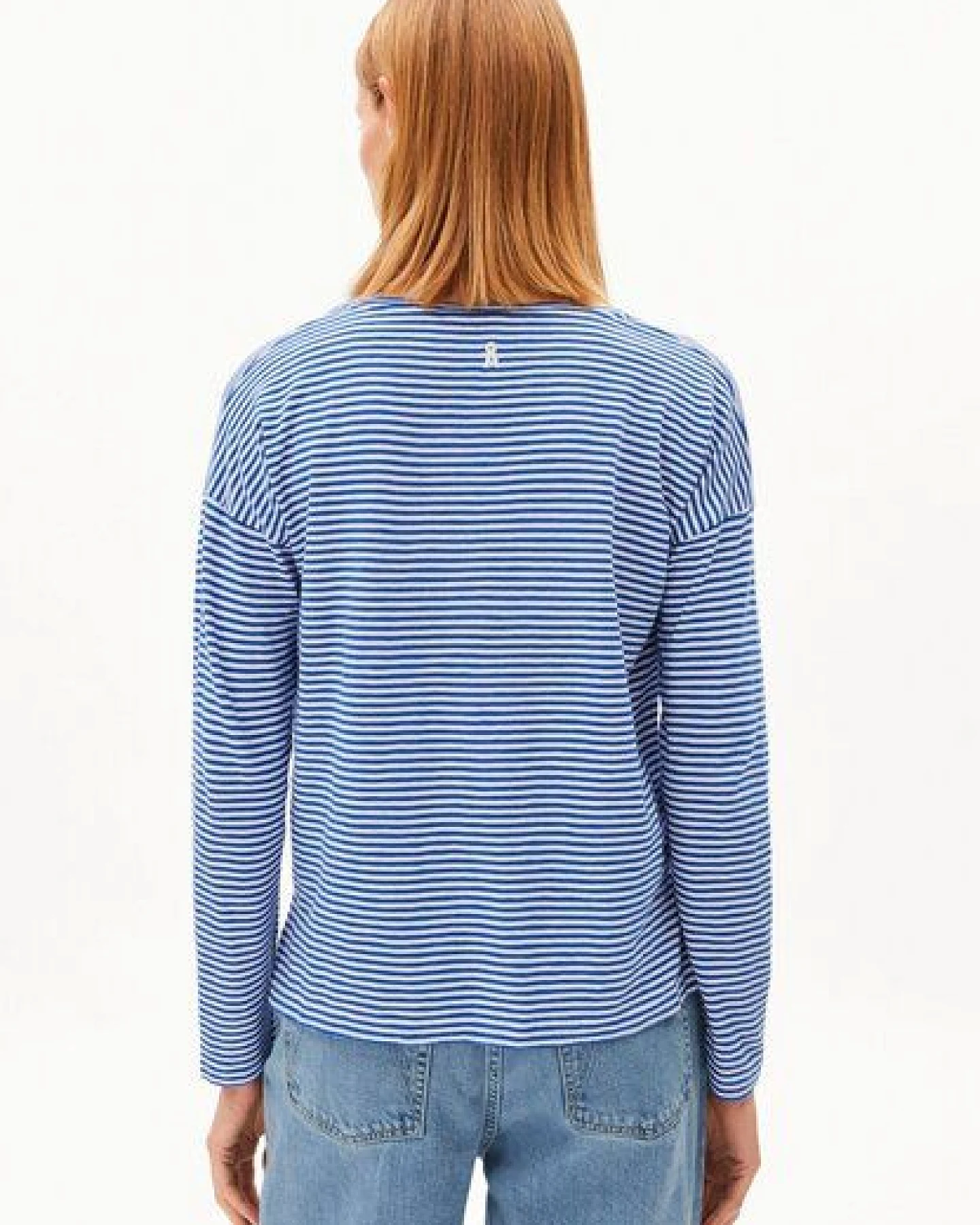 ARMEDANGELS XIANAA STRIPES Damen Longsleeve aus Bio-Baumwolle – Ansicht 2