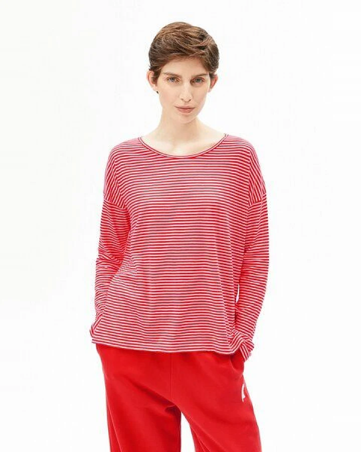 ARMEDANGELS XIANAA STRIPES Damen Longsleeve aus Bio-Baumwolle