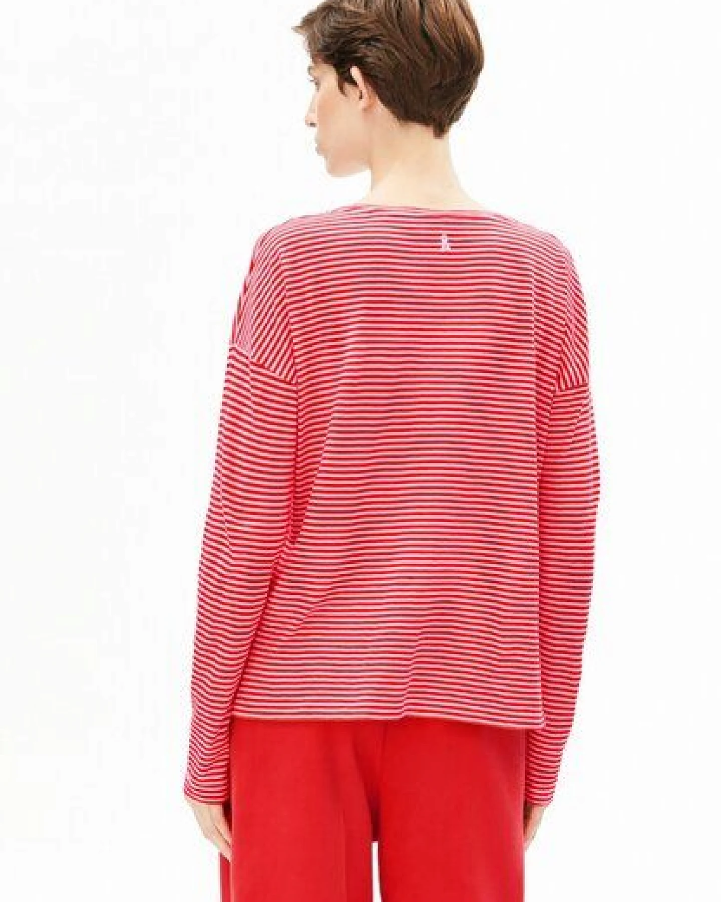 ARMEDANGELS XIANAA STRIPES Damen Longsleeve aus Bio-Baumwolle – Ansicht 2