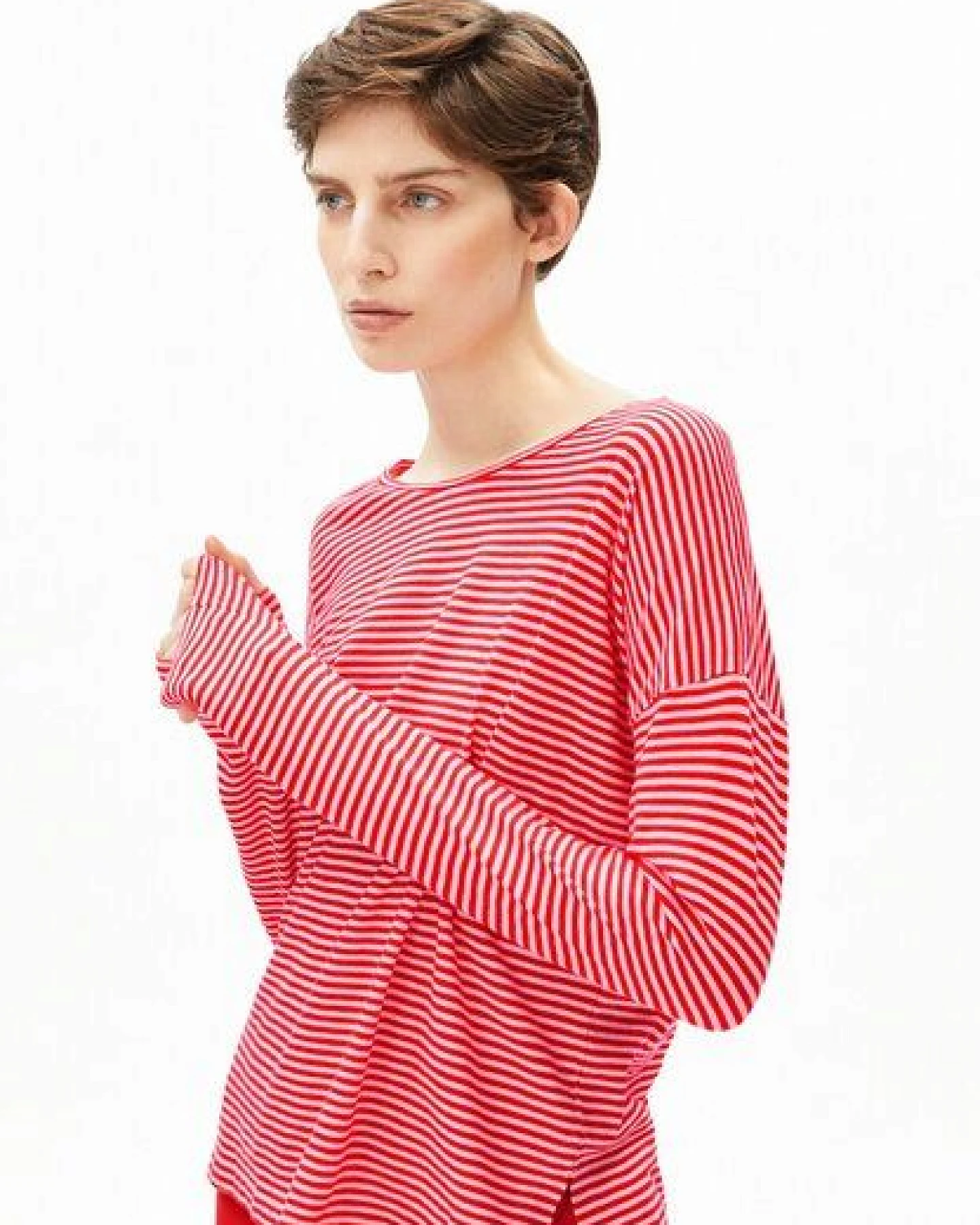 ARMEDANGELS XIANAA STRIPES Damen Longsleeve aus Bio-Baumwolle – Ansicht 3