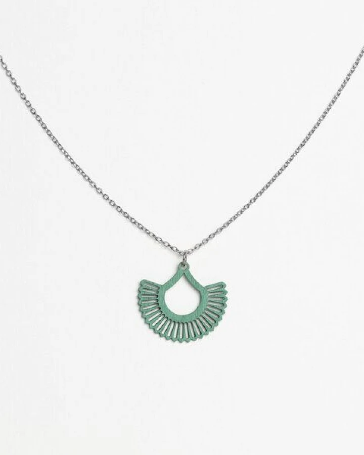feinformart Kette mit Holzanhänger 'Boho'