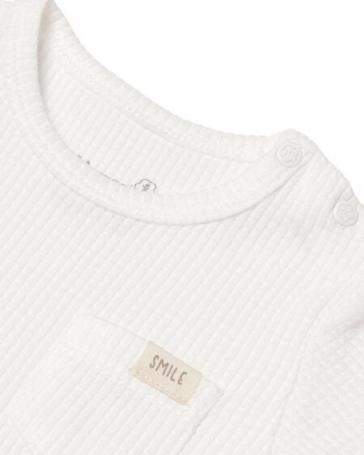Biorganic Waffle Smile Baby Kurzarmbody – Ansicht 3