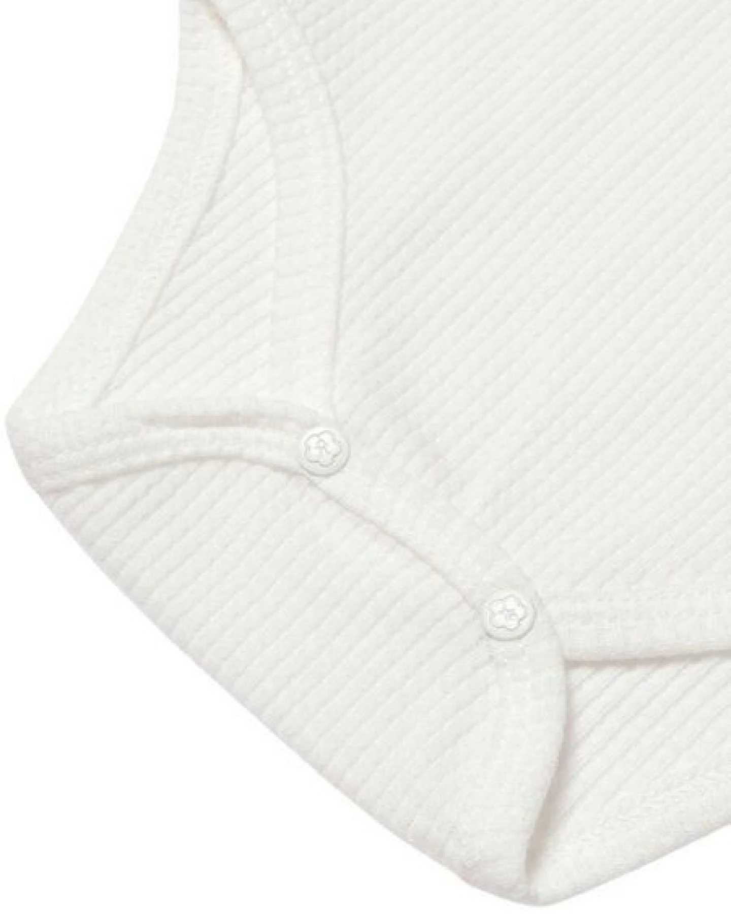 Biorganic Waffle Smile Baby Langarmbody – Ansicht 4
