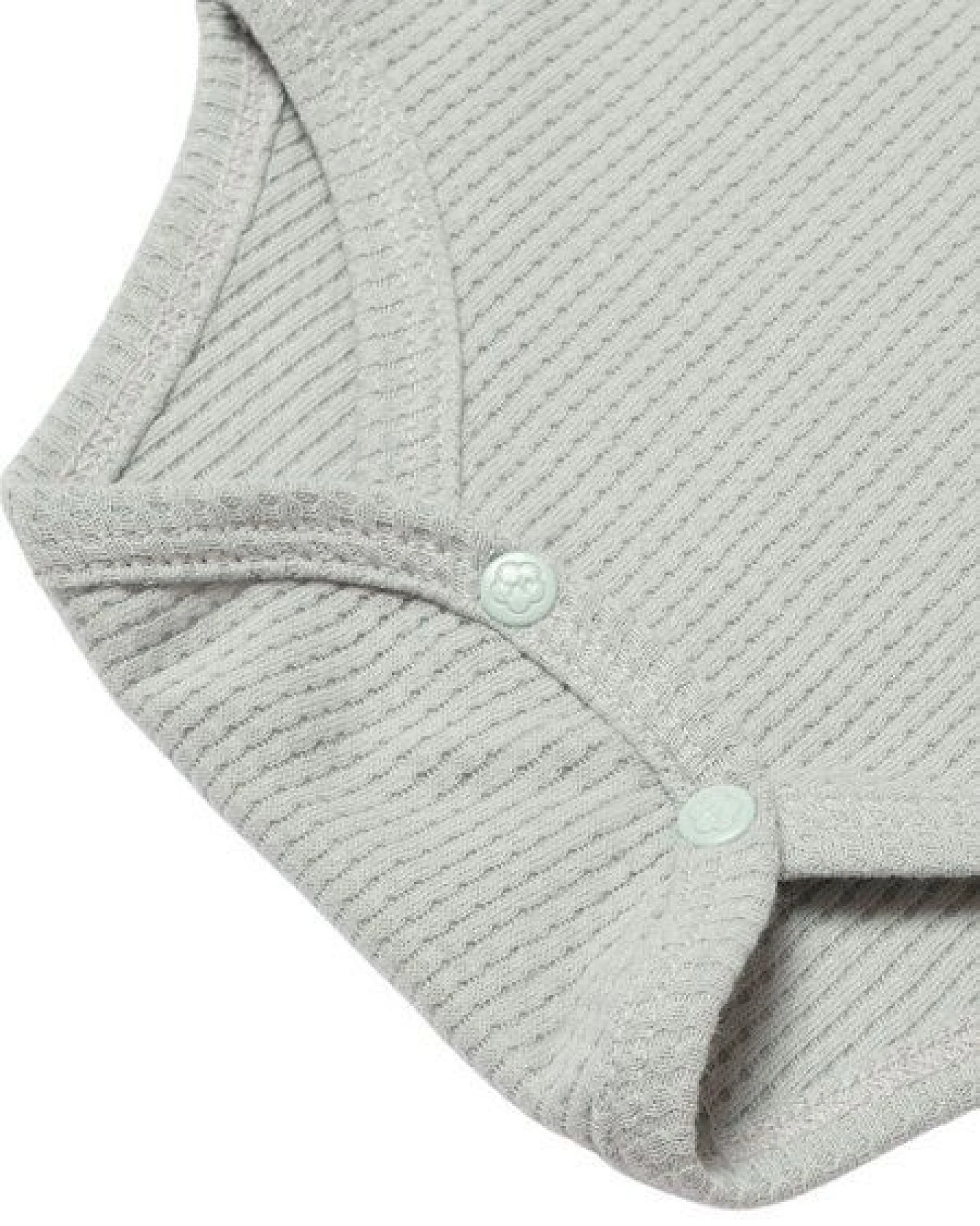 Biorganic Waffle Smile Baby Langarmbody – Ansicht 4