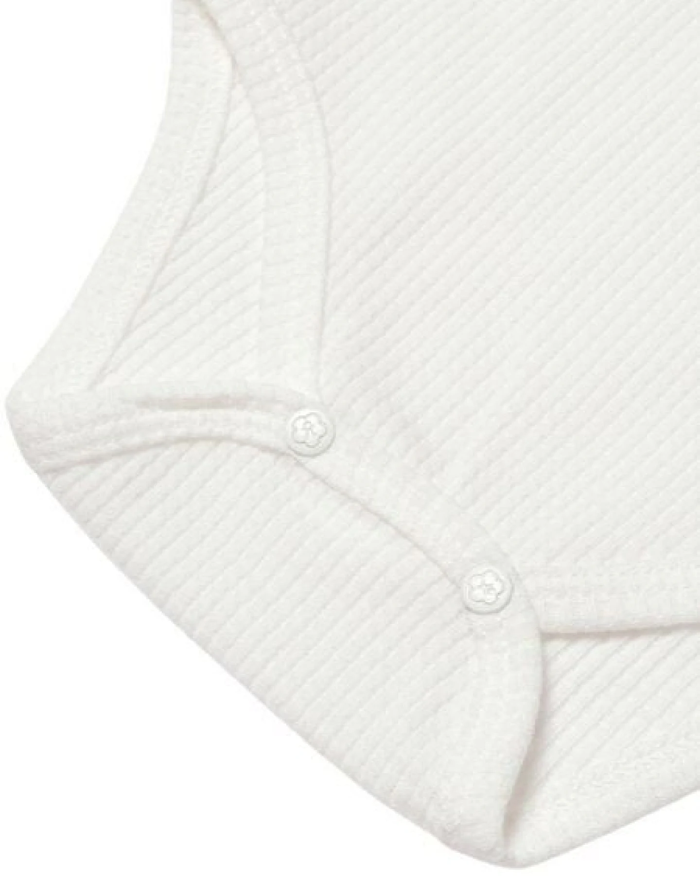 Biorganic Waffle Smile Baby Langarmbody – Ansicht 4