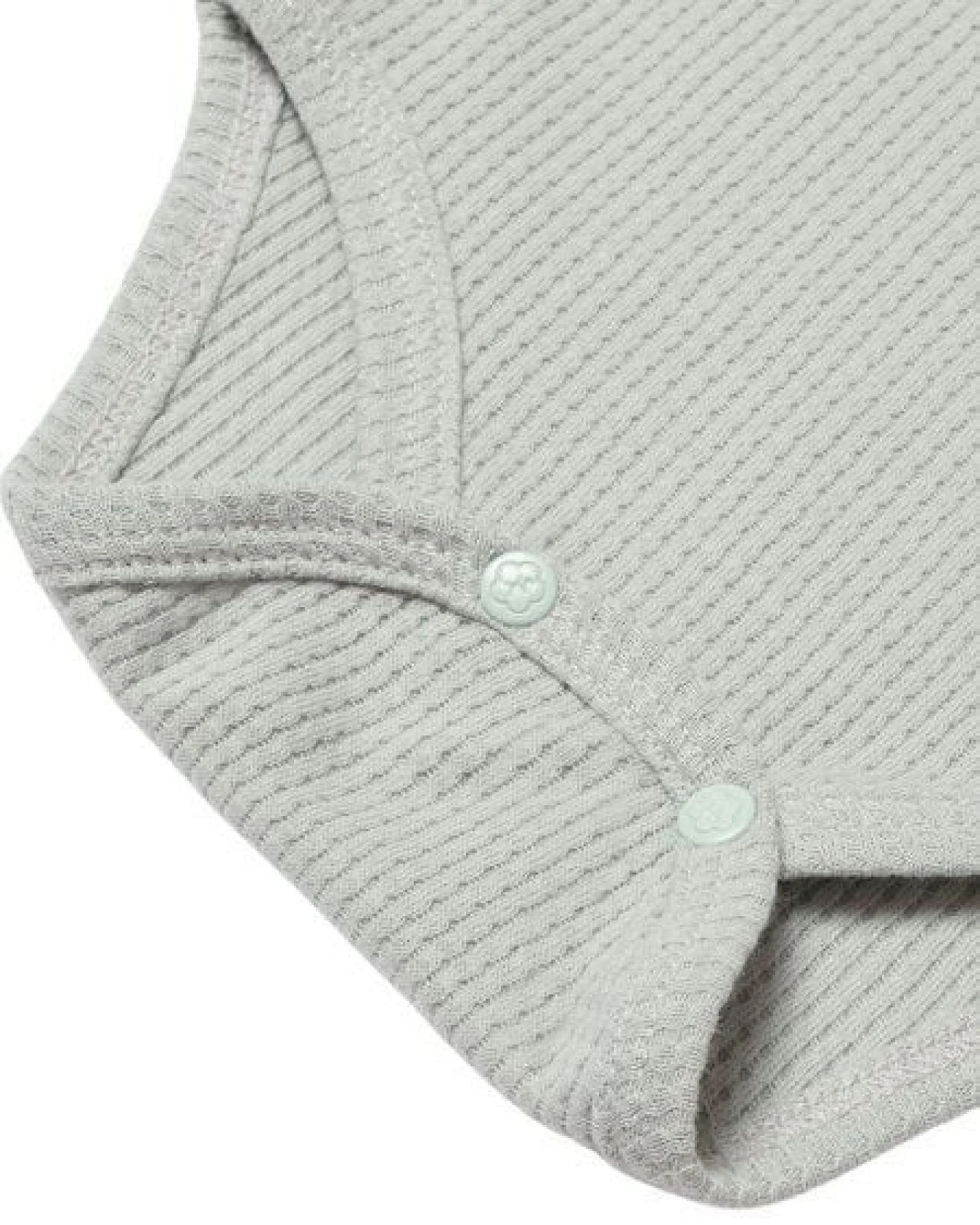 Biorganic Waffle Smile Baby Langarmbody – Ansicht 4