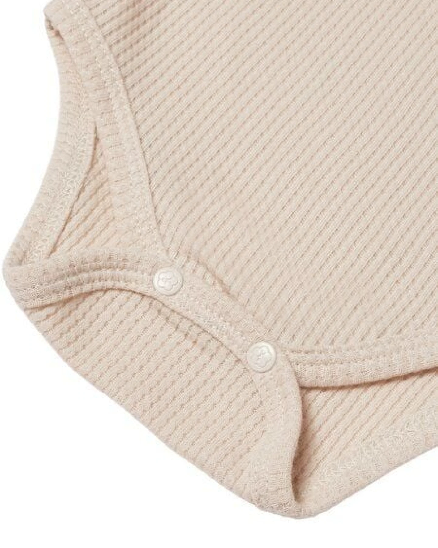 Biorganic Waffle Smile Baby Langarmbody – Ansicht 4