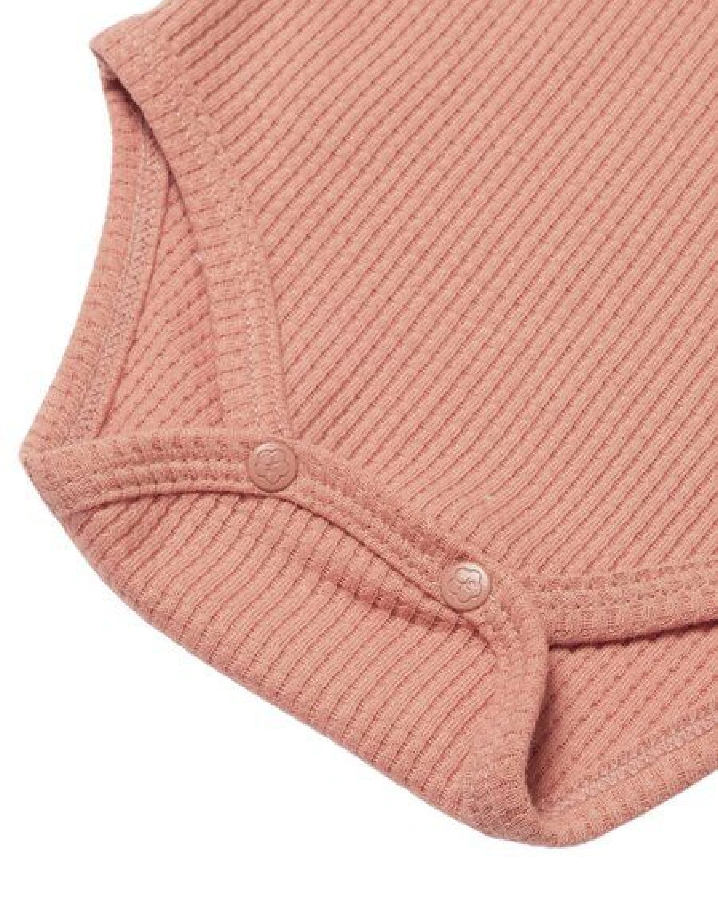 Biorganic Waffle Smile Baby Langarmbody – Ansicht 4