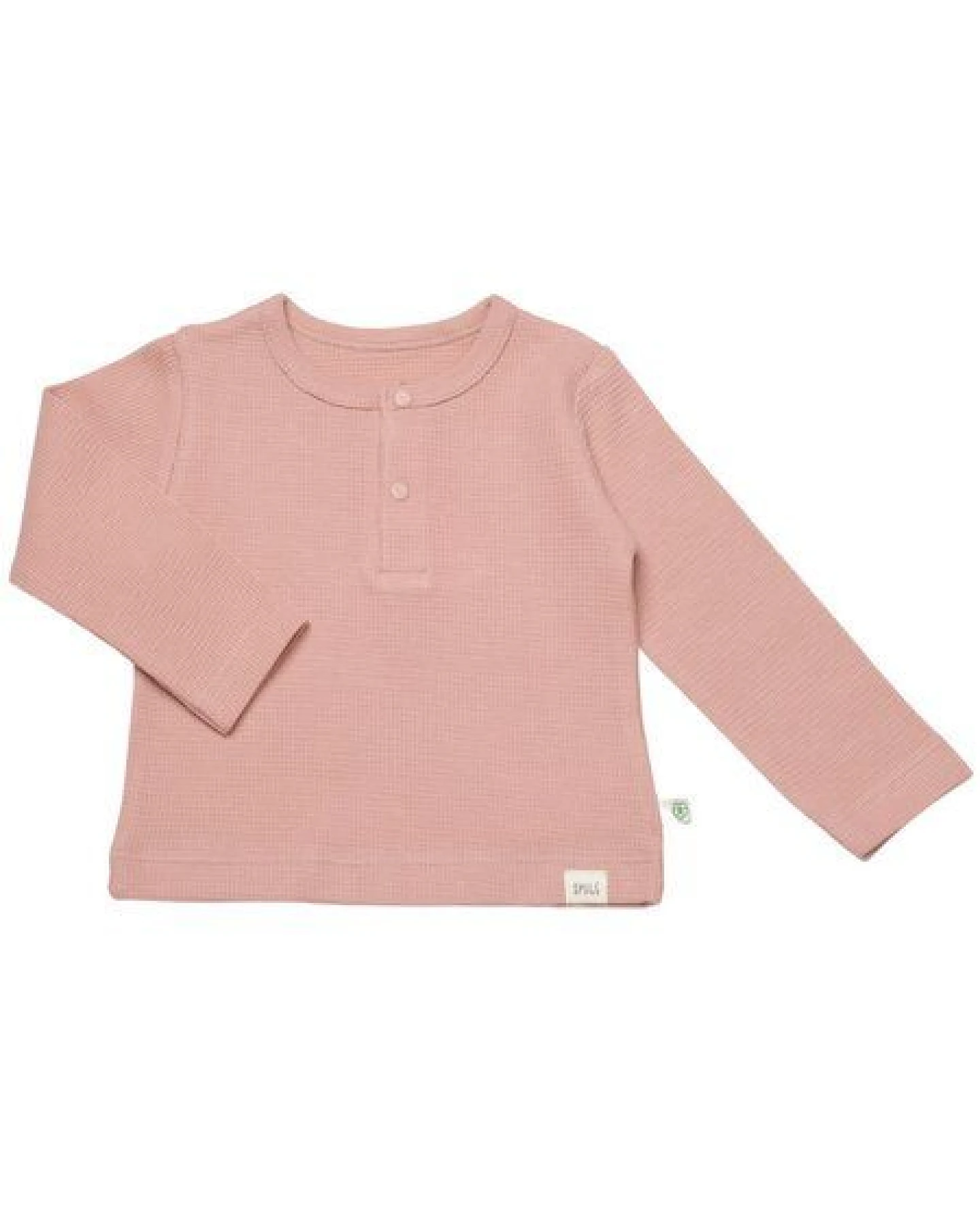 Biorganic Waffle Smile Baby Langarmshirt & Hose – Ansicht 2