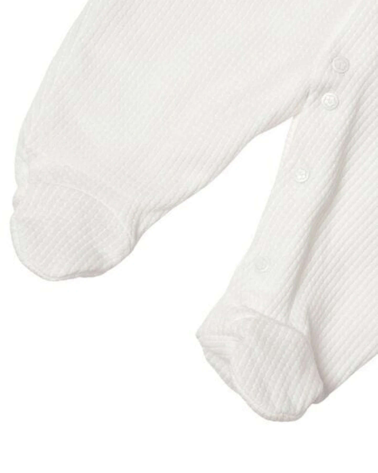 Biorganic Waffle Smile Baby Strampler – Ansicht 3