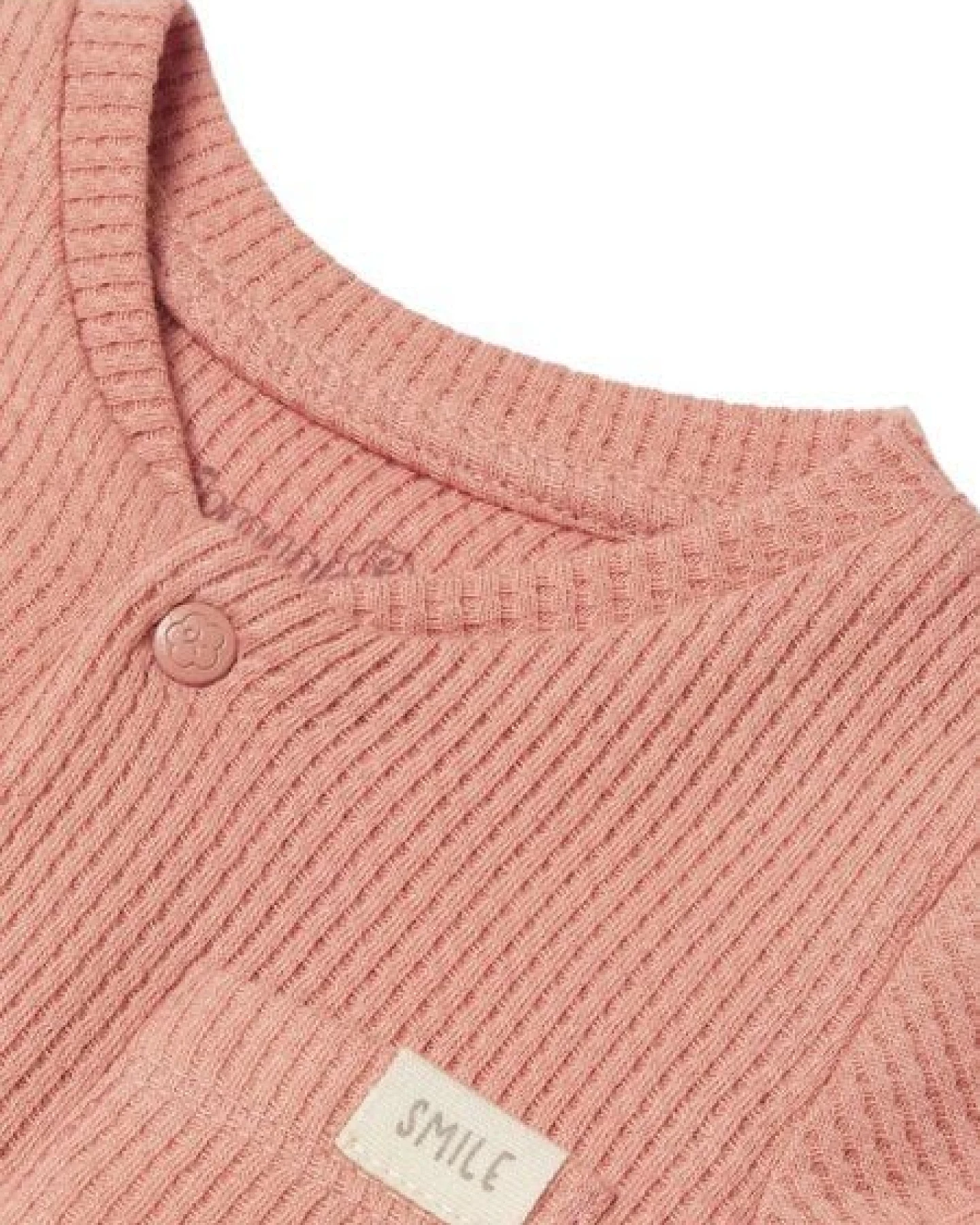 Biorganic Waffle Smile Baby Strampler – Ansicht 3