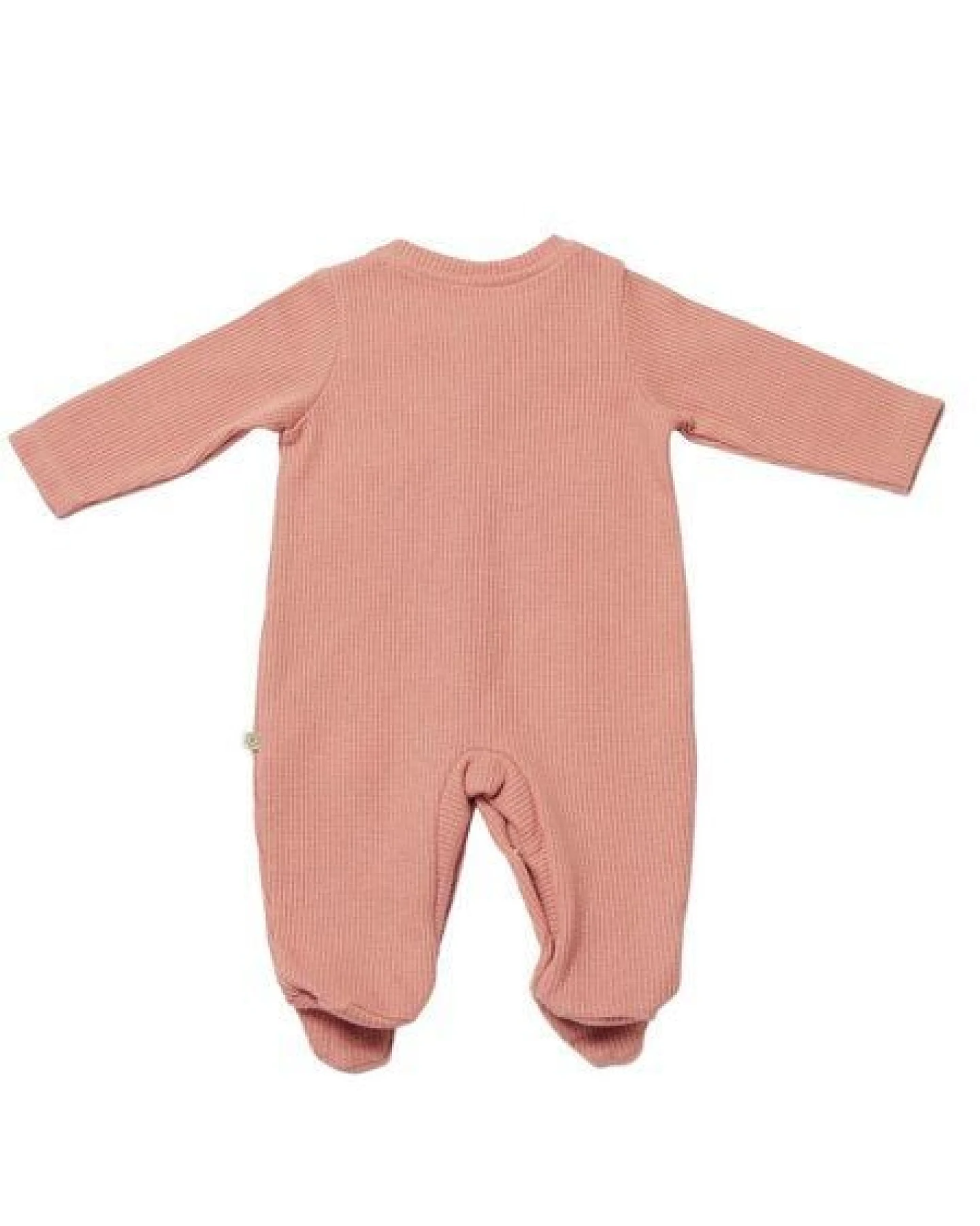 Biorganic Waffle Smile Baby Strampler – Ansicht 4