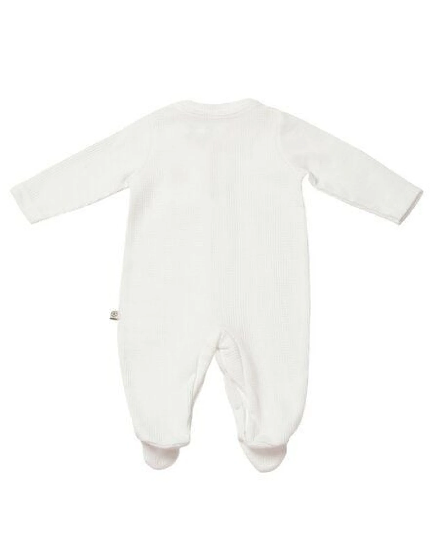 Biorganic Waffle Smile Baby Strampler – Ansicht 4
