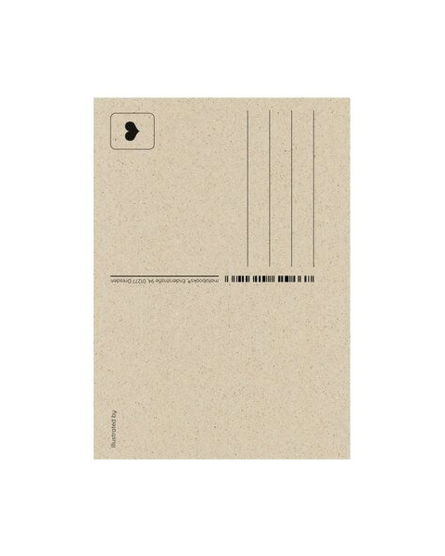 matabooks® Nachhaltige A6 Postkarte aus Graspapier – Ansicht 2