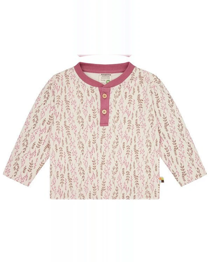 loud + proud Babys & Kinder Shirt Interlock mit Druck, GOTS-zertifiziert