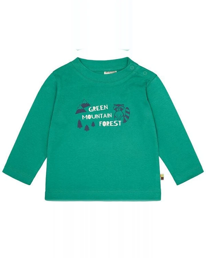 loud + proud Babys & Kinder Interlock Shirt mit Druckmotiv, GOTS-zertifiziert