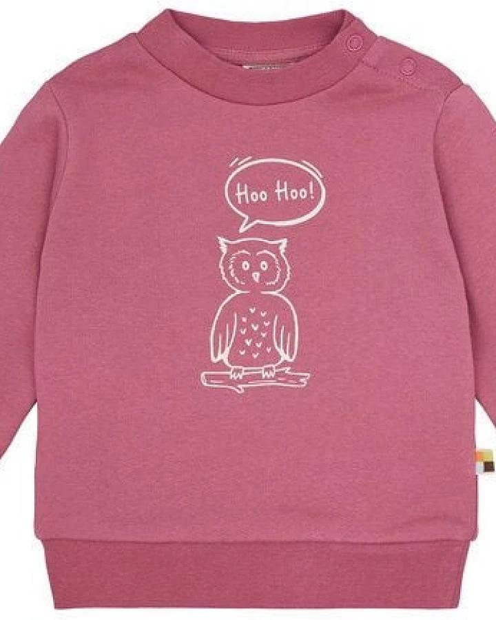 loud + proud Babys & Kinder Sweatshirt mit Druckmotiv, GOTS-zertifiziert