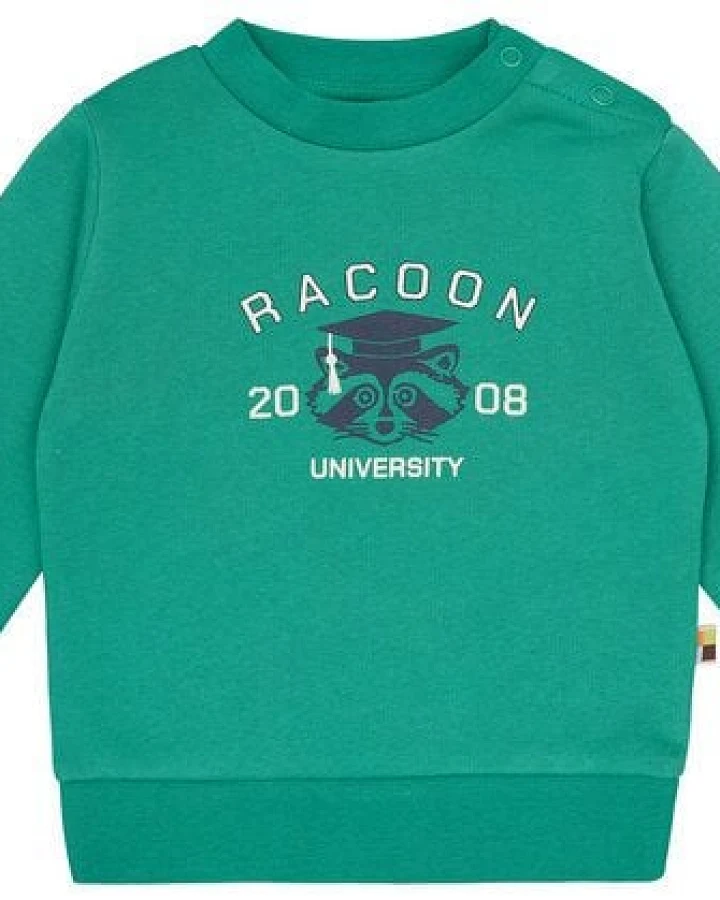 loud + proud Babys & Kinder Sweatshirt mit Druckmotiv, GOTS-zertifiziert