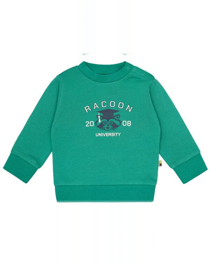 loud + proud Babys & Kinder Sweatshirt mit Druckmotiv, GOTS-zertifiziert
