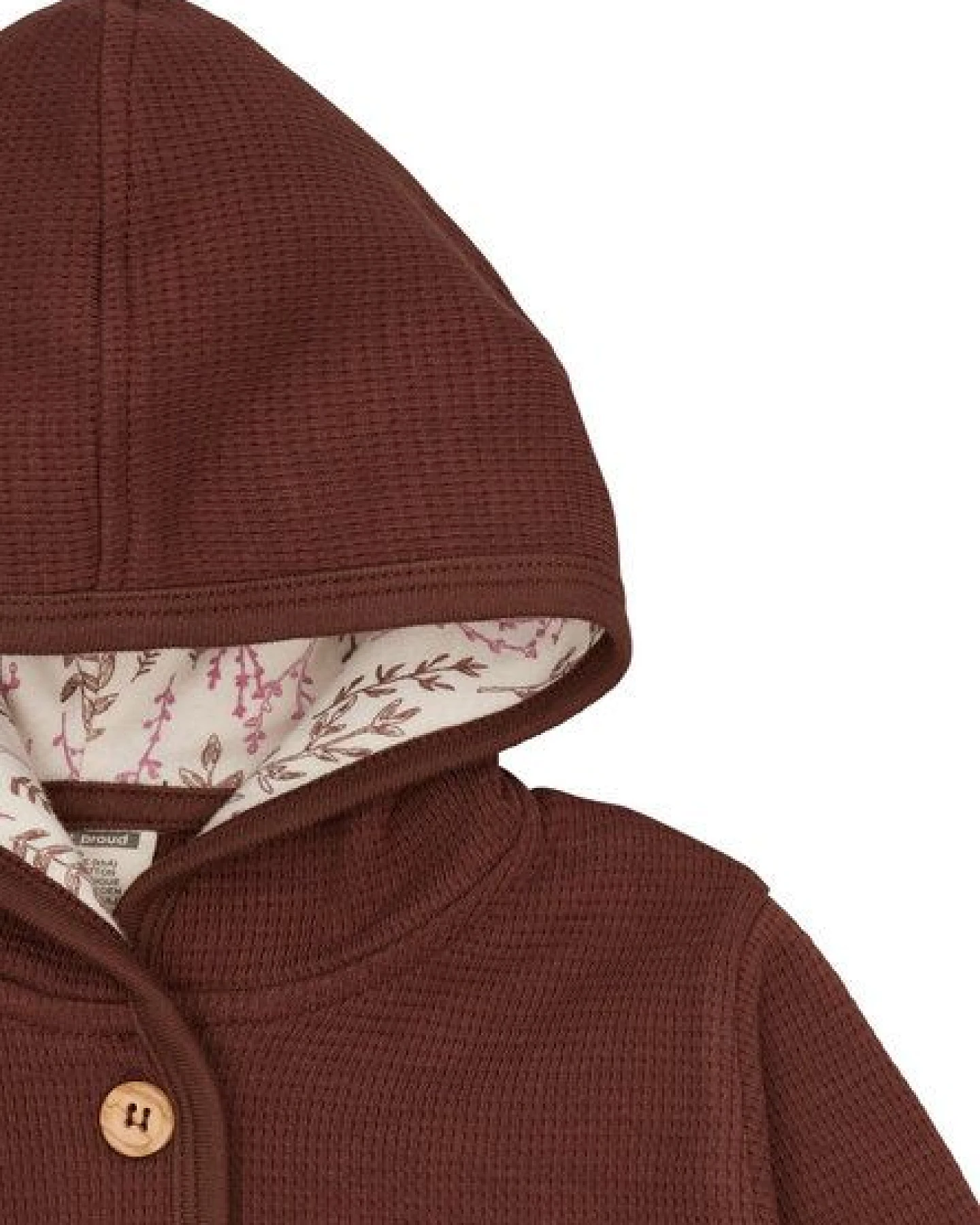 loud + proud Babys & Kinder Jacke in Waffeloptik, GOTS-zertifiziert – Ansicht 4