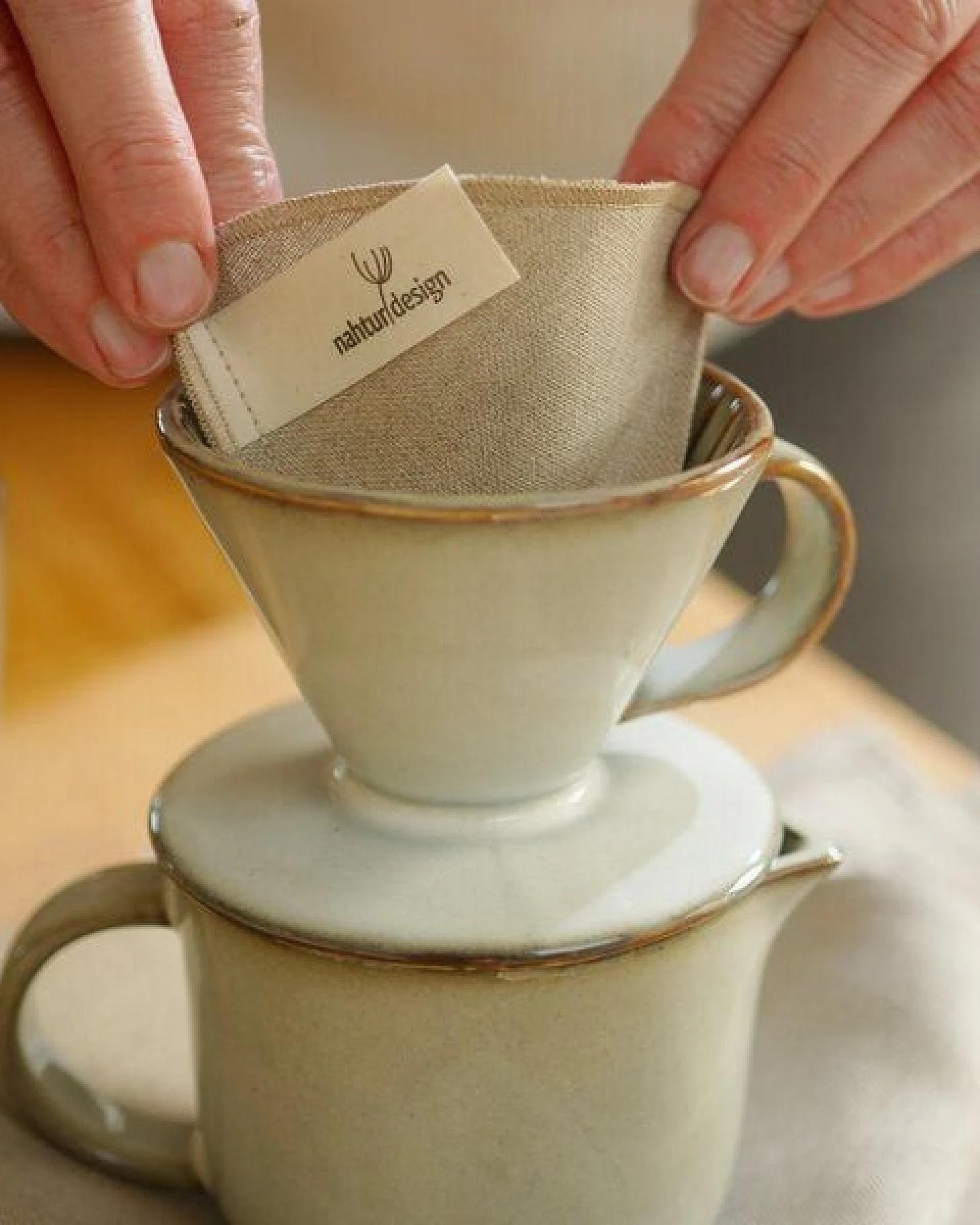 nahtur-design Mehrweg Kaffeefilter – Ansicht 2