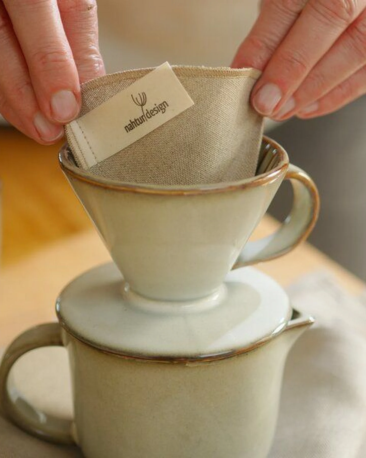 nahtur-design Mehrweg Kaffeefilter – Ansicht 2