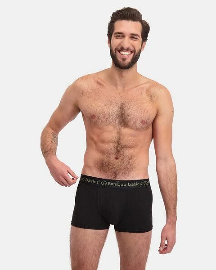 Bamboo Basics Enganliegende Herren Trunkshorts LIAM aus Bambusviskose / Biobaumwolle (3er Pack)