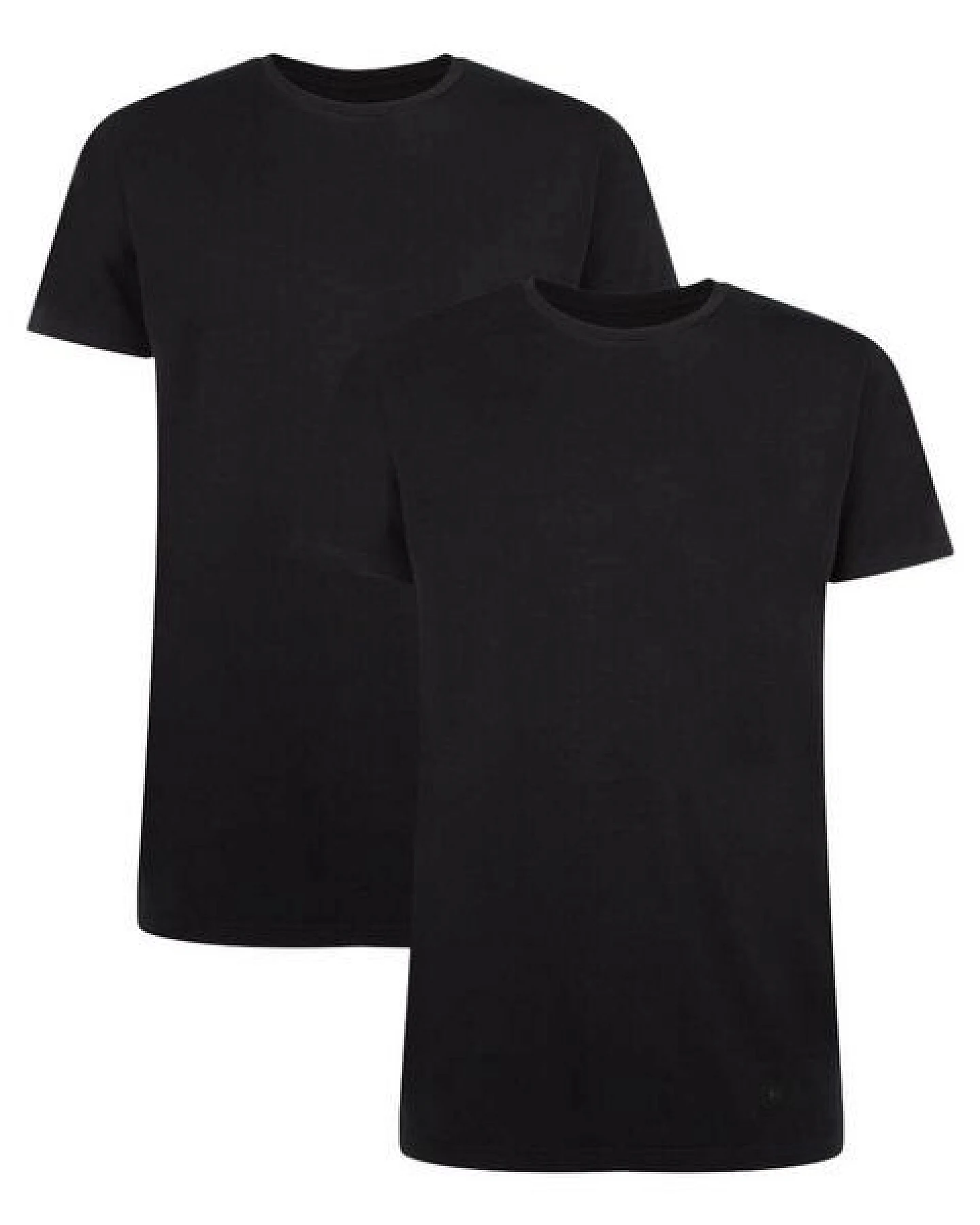 Bamboo Basics Rundhals T-Shirt RUBEN aus Bambusviskose / Biobaumwolle (2er Pack) – Ansicht 2