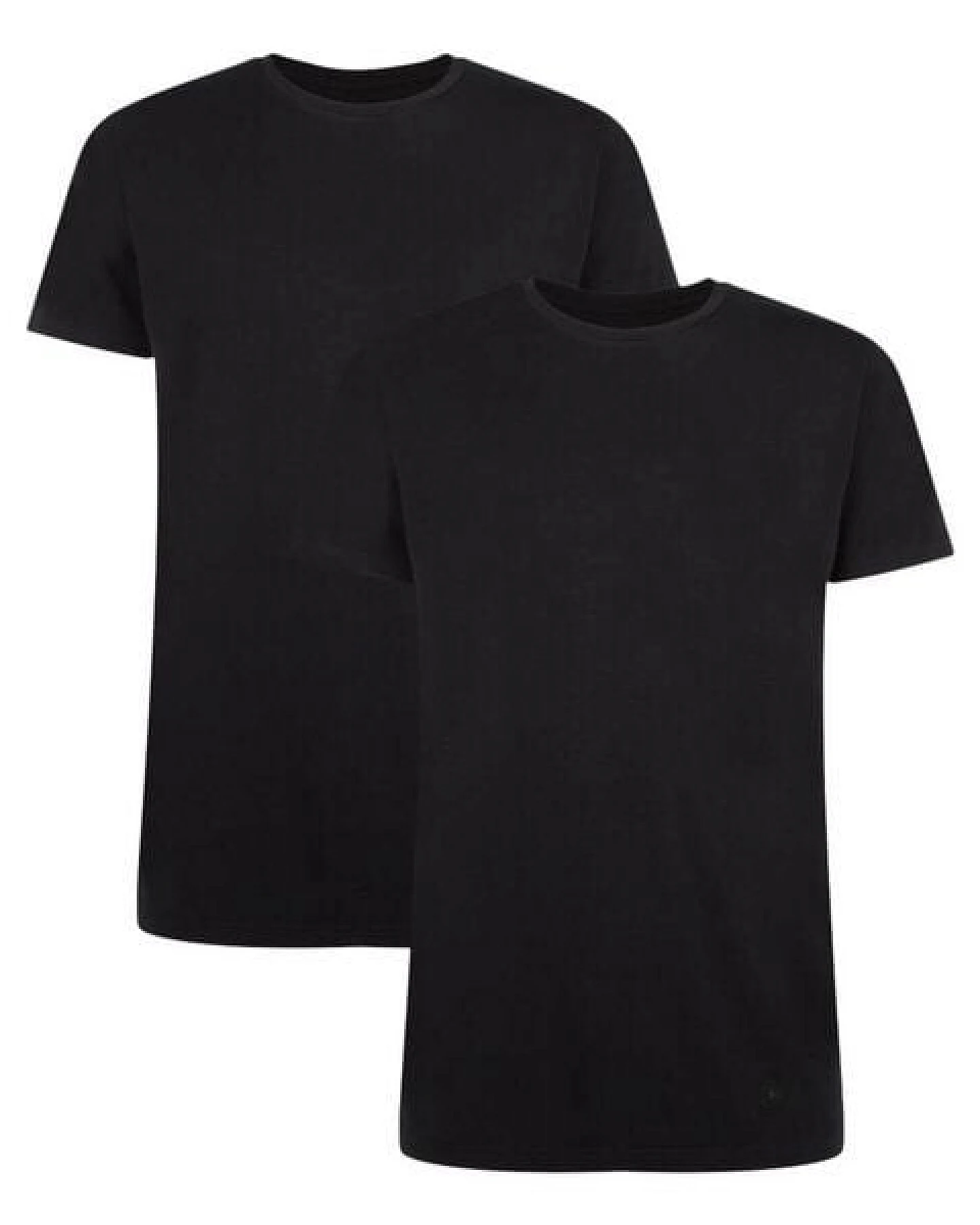 Bamboo Basics Rundhals T-Shirt RUBEN aus Bambusviskose / Biobaumwolle (2er Pack) – Ansicht 3